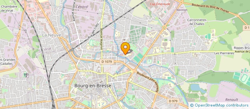 localisation de l'entreprise SCM CABINET INFIRMIER DE LA REYSSOUZE  BOURG-EN-BRESSE