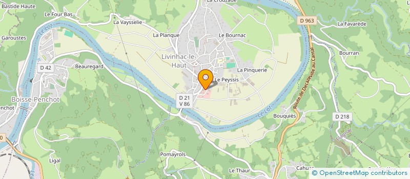 localisation de l'entreprise SCM CABINET INFIRMIER DE LIVINHAC à LIVINHAC-LE-HAUT