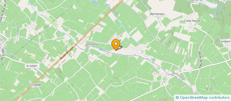 localisation de l'entreprise SCM CABINET INFIRMIER DE LUSSAC  LUSSAC