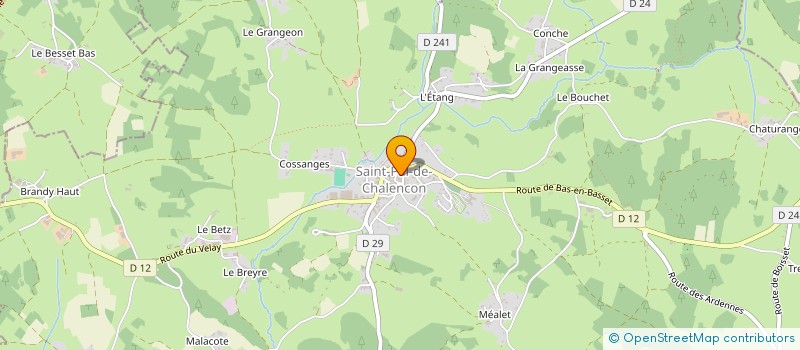 localisation de l'entreprise SCM CABINET INFIRMIER DE SAINT PAL DE CHALENCON  SAINT-PAL-DE-CHALENCON