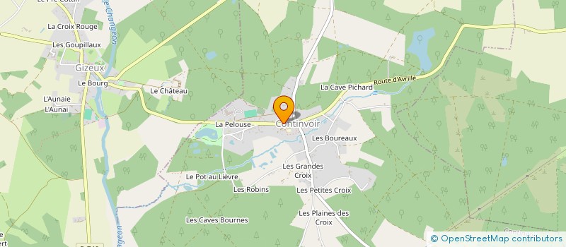 localisation de l'entreprise SCM CABINET INFIRMIER DU LATHAN  SAVIGNE-SUR-LATHAN