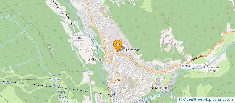 localisation de l'entreprise SCM CABINET INFIRMIER DU LAUTARET  BRIANCON