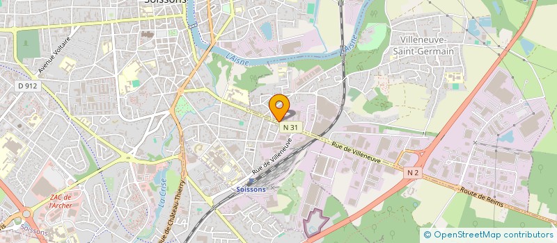 localisation de l'entreprise SCM CABINET INFIRMIER DU SOISSONNAIS  VILLENEUVE-SAINT-GERMAIN