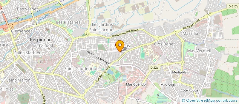 localisation de l'entreprise SCM CABINET INFIRMIER LE RUBENS  PERPIGNAN