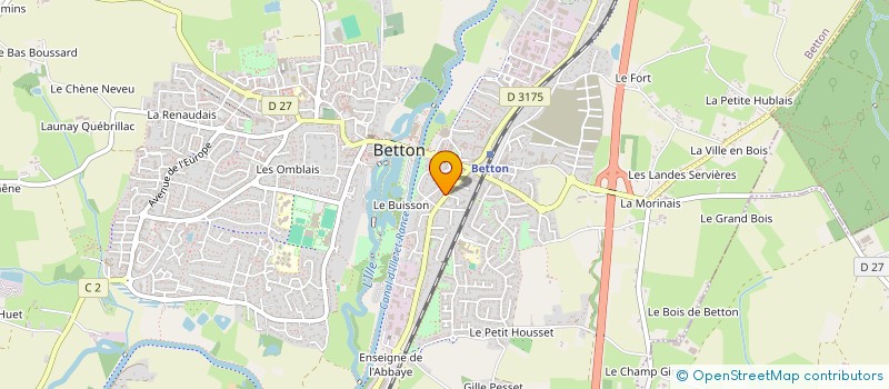 localisation de l'entreprise SCM CABINET INFIRMIER LES ABEILLES  BETTON