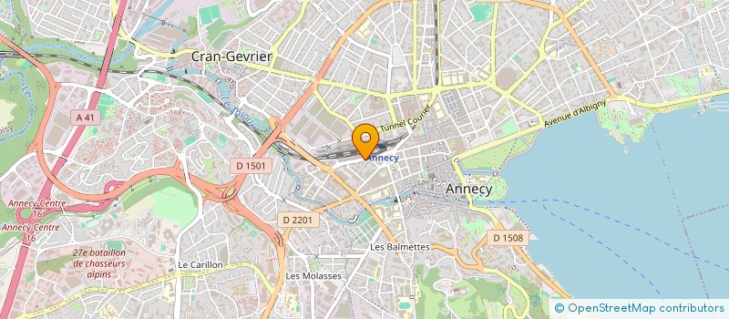 localisation de l'entreprise SCM CABINET INFIRMIERES ANNECIENNES à ANNECY