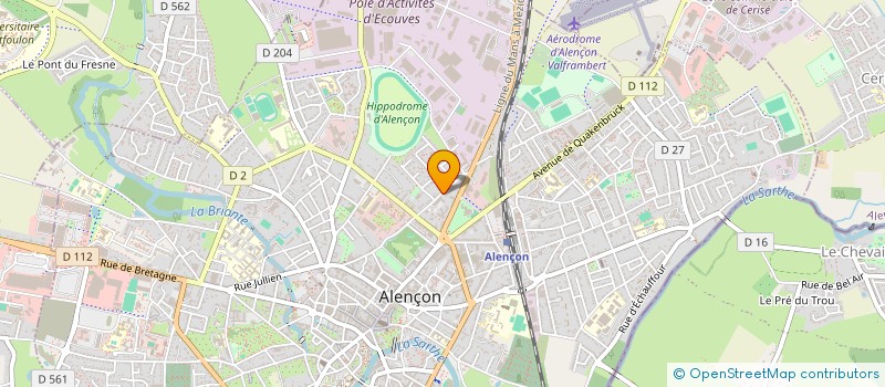 localisation de l'entreprise SCM CABINET INFIRMIERES BAETE-LE GALL à ALENCON