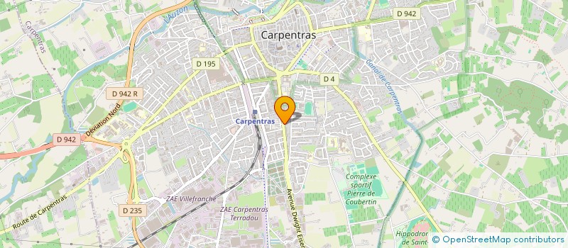 localisation de l'entreprise SCM CABINET INFIRMIERES VICTOR HUGO à CARPENTRAS