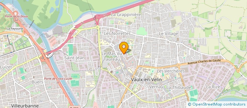 localisation de l'entreprise SCM CABINET INFIRMIERS DU BAC à VAULX-EN-VELIN