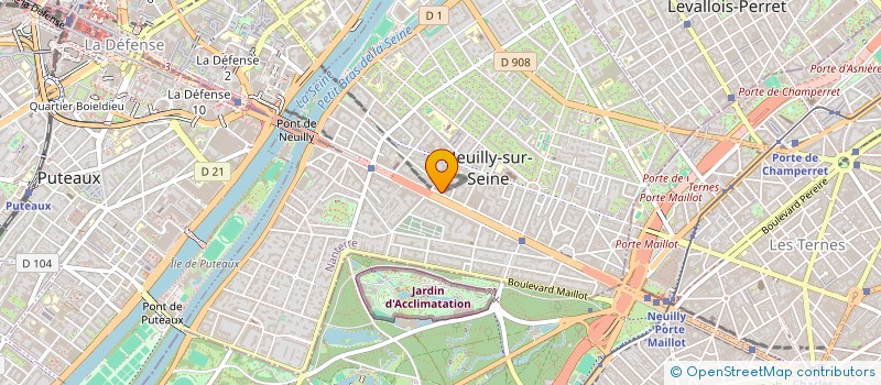 localisation de l'entreprise SCM CABINET JMTMLK 1ER à NEUILLY-SUR-SEINE