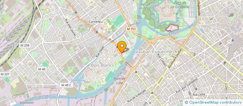 localisation de l'entreprise SCM CABINET MARX DORMOY  LILLE