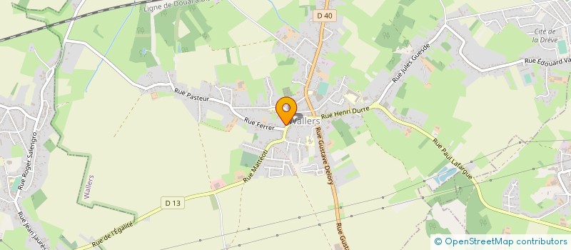 localisation de l'entreprise SCM CABINET MATTEOTI  WALLERS