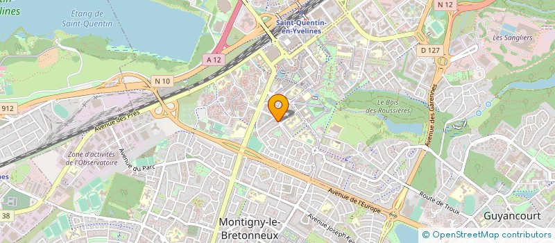 localisation de l'entreprise SCM CABINET MAURIAC  MONTIGNY-LE-BRETONNEUX