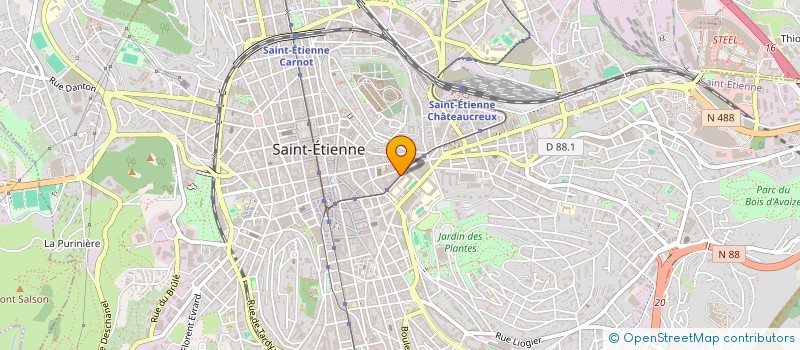 localisation de l'entreprise SCM CABINET MEDICAL  SAINT-ETIENNE