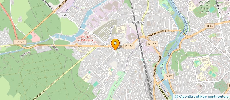 localisation de l'entreprise SCM CABINET MEDICAL ALBERT SCHWEITZER  GOLBEY