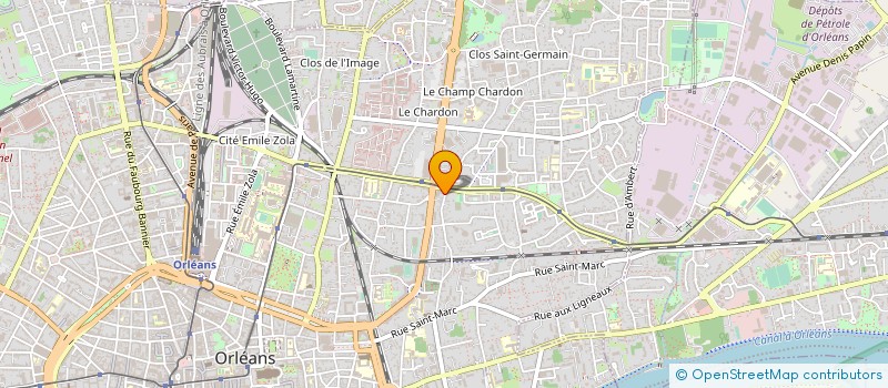 localisation de l'entreprise SCM CABINET MEDICAL CHATEAU GAILLARD  ORLEANS