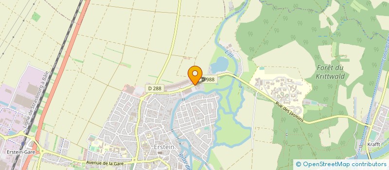 localisation de l'entreprise SCM CABINET MEDICAL COUPPIE CONVARD  ERSTEIN