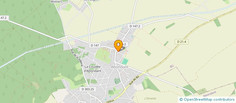 localisation de l'entreprise SCM CABINET MEDICAL D'ABONDANT à ABONDANT