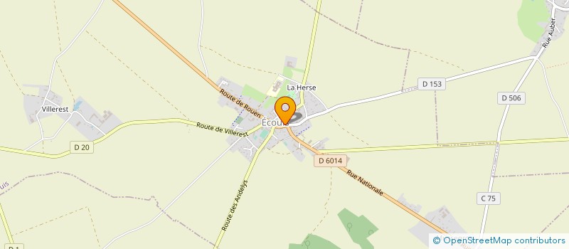 localisation de l'entreprise SCM CABINET MEDICAL D'ECOUIS à ECOUIS