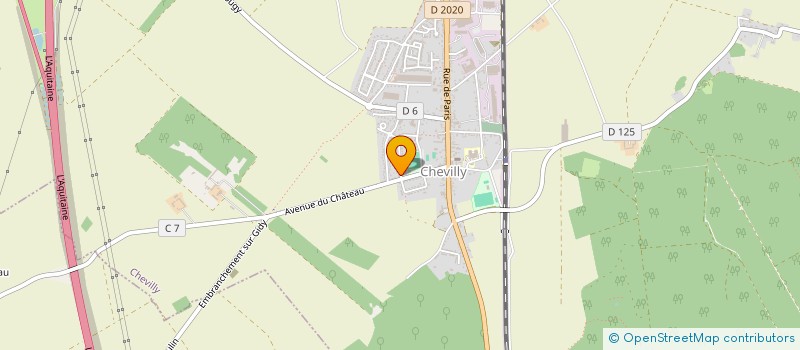 localisation de l'entreprise SCM CABINET MEDICAL DE CHEVILLY à CHEVILLY