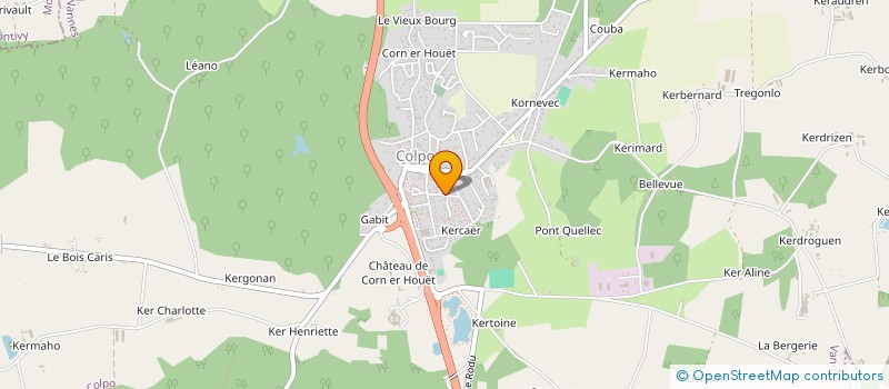 localisation de l'entreprise SCM CABINET MEDICAL DE COLPO  COLPO