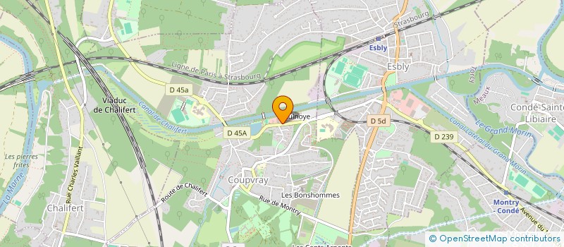 localisation de l'entreprise SCM CABINET MEDICAL DE COUPVRAY  COUPVRAY