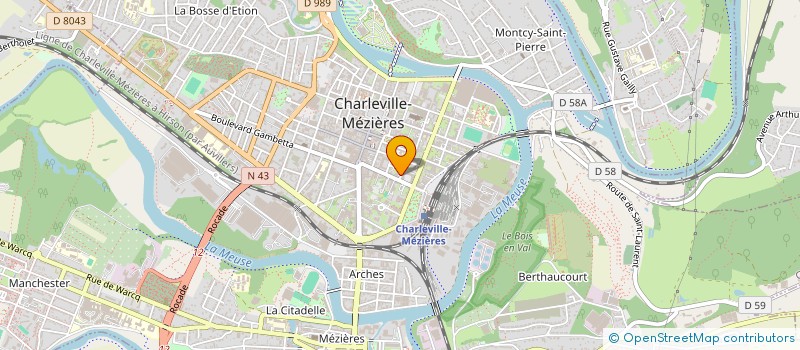 localisation de l'entreprise SCM CABINET MEDICAL DE L'EPARGNE à CHARLEVILLE-MEZIERES