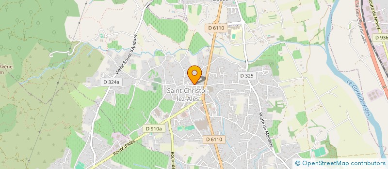 localisation de l'entreprise SCM CABINET MEDICAL DE LA PYRAMIDE  SAINT-CHRISTOL-LEZ-ALES