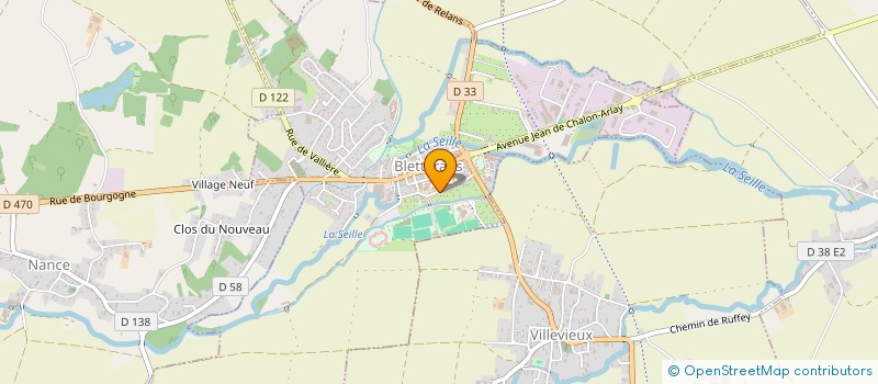 localisation de l'entreprise SCM CABINET MEDICAL DE LA TOURNIOLE à BLETTERANS