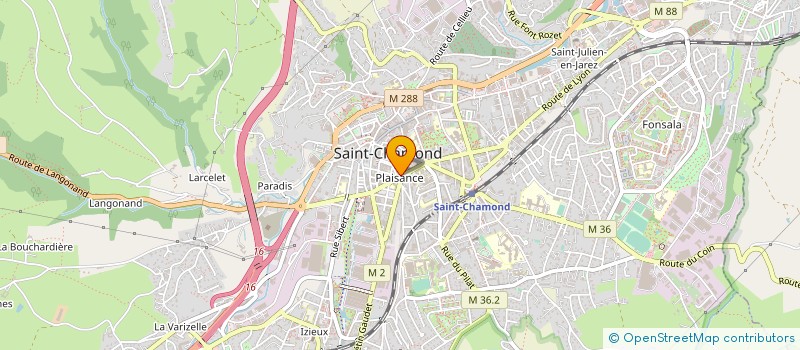 localisation de l'entreprise SCM CABINET MEDICAL DE PLAISANCE à SAINT-CHAMOND