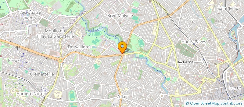 localisation de l'entreprise SCM CABINET MEDICAL DE PROCE à NANTES