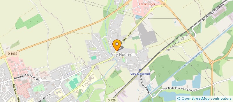 localisation de l'entreprise SCM CABINET MEDICAL DE VIRY à VIRY-NOUREUIL