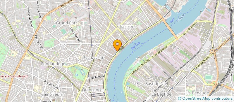 localisation de l'entreprise SCM CABINET MEDICAL DES CHARTRONS à BORDEAUX