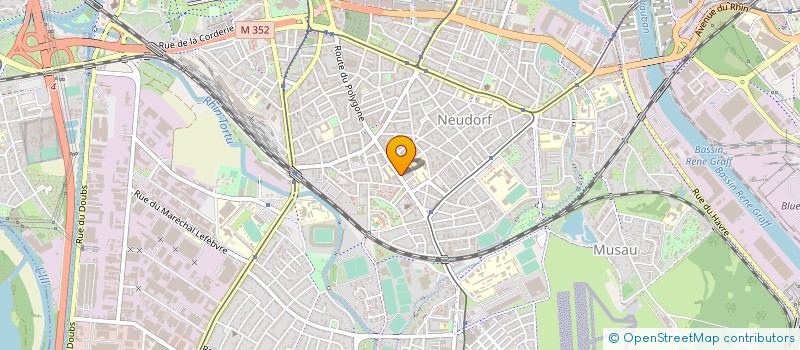 localisation de l'entreprise SCM CABINET MEDICAL DES DOCTEURS FRANCOIS CORDIER ET GUILLAUME BANNWARTH  STRASBOURG