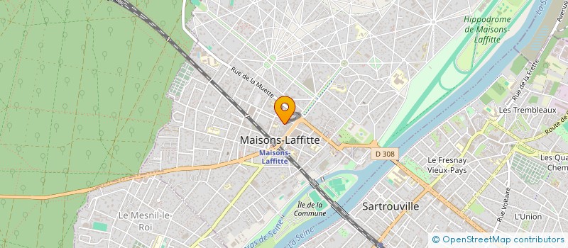localisation de l'entreprise SCM CABINET MEDICAL DES PLANTES à MAISONS-LAFFITTE