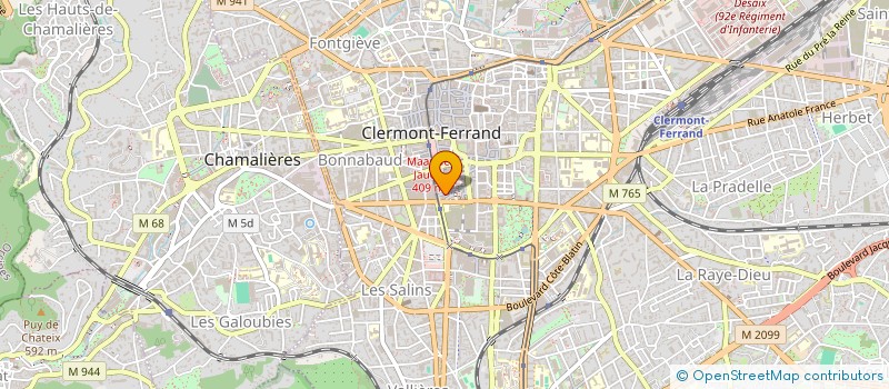 localisation de l'entreprise SCM CABINET MEDICAL DES PUYS à CLERMONT-FERRAND