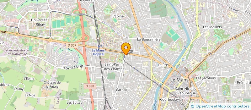 localisation de l'entreprise SCM CABINET MEDICAL DESAIX  LE MANS