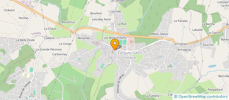 localisation de l'entreprise SCM CABINET MEDICAL DU CAILLOU  FARGUES-SAINT-HILAIRE