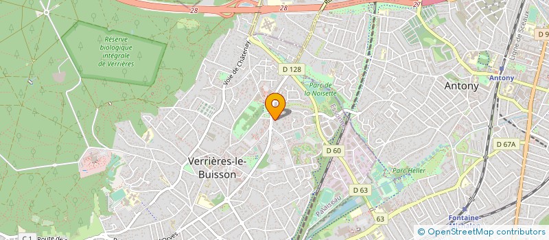localisation de l'entreprise SCM CABINET MEDICAL DU GRAND CLOS à VERRIERES-LE-BUISSON