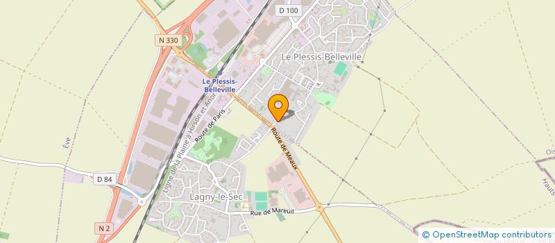 localisation de l'entreprise SCM CABINET MEDICAL DU VERT BUISSON à LE PLESSIS-BELLEVILLE