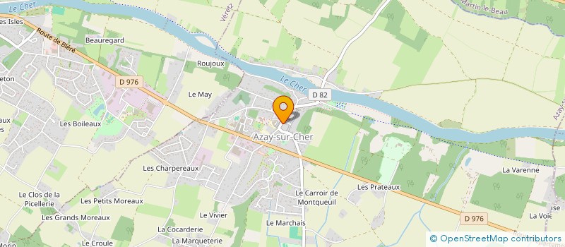 localisation de l'entreprise SCM CABINET MEDICAL GASLAIS BESNARD  AZAY-SUR-CHER