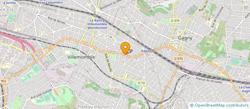 localisation de l'entreprise SCM CABINET MEDICAL GRANDE RUE à VILLEMOMBLE