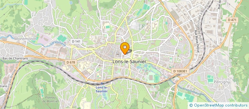 localisation de l'entreprise SCM CABINET MEDICAL LA CHEVALERIE à LONS-LE-SAUNIER