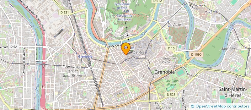 localisation de l'entreprise SCM CABINET MEDICAL LE MAJESTIC  GRENOBLE