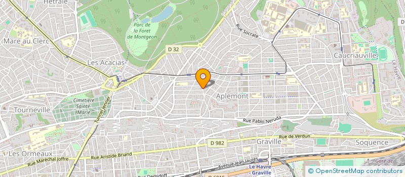 localisation de l'entreprise SCM CABINET MEDICAL LES HALLATES à LE HAVRE