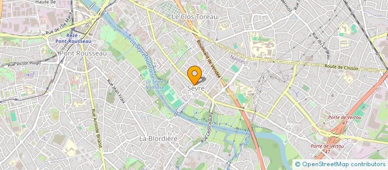 localisation de l'entreprise SCM CABINET MEDICAL SEVRE à NANTES