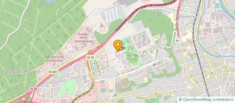 localisation de l'entreprise SCM CABINET MEDICAL SOMNOLOR  MAXEVILLE