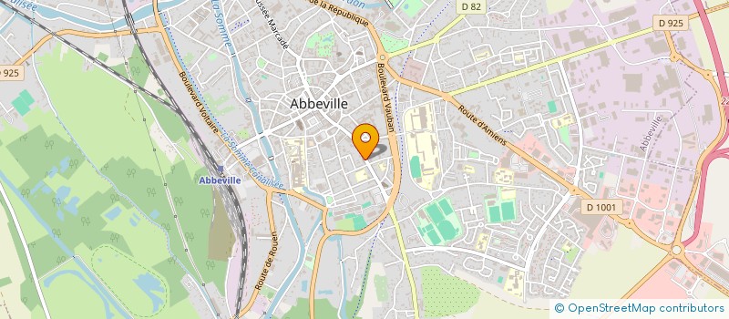localisation de l'entreprise SCM CABINET MEDICAL ST GILLES à ABBEVILLE