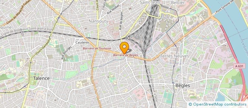 localisation de l'entreprise SCM CABINET ORTHODONTIE à BORDEAUX