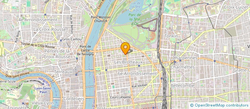 localisation de l'entreprise SCM CABINET ORTHODONTIE DU PARC  LYON